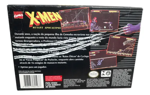 X - Men Mutant Apocalypse Super Nintendo - Snes. | Parcelamento
