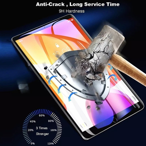 Imagen 3 de 9 de Lamina Para Tablet Samsung A7 T500 10.4 Ceramica Prot Com 9d