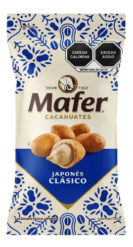Cacahuates Mafer Japonés Clásico 170 G