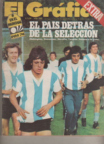 2 Revistas El Grafico - Extra - Argentina En El Mundial 1974