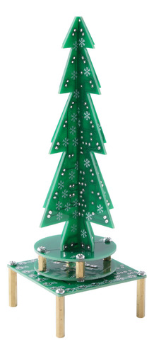 Árbol De Navidad Electrónico Led Colorido Giratorio Automáti