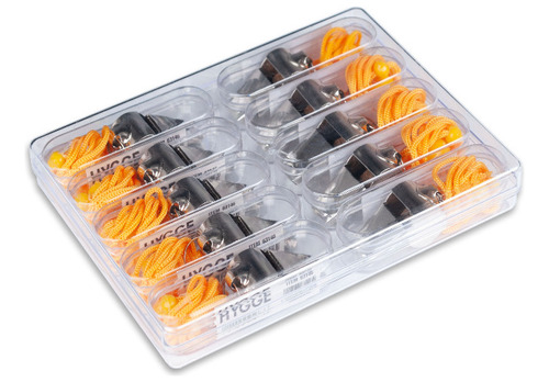 Imagen 3 de 4 de 10x Silbato Metal Correa Y Caja Árbitro Deporte Futbol Murga