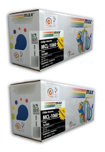 Pack 2 Toner Brother Tn 1060 Alt Alta Capacidad Envío Gratis