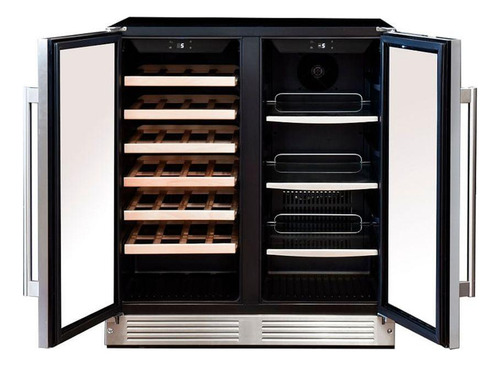 Adega E Beer Center 86 Latas/28 Garrafas 75cm Cuisinart 220v