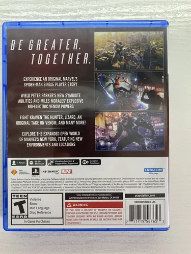 Juego De Spiderman Para Ps5
