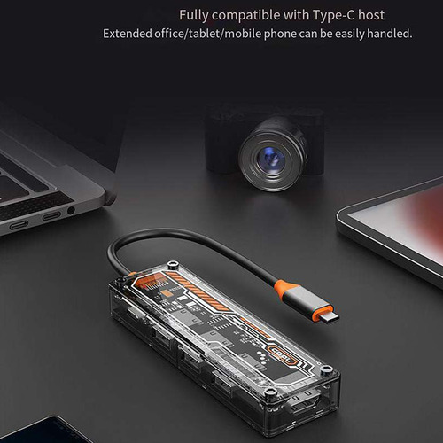 Adaptador Usb De Estación De Acoplamiento Usb 3.0 5 En 1 Con