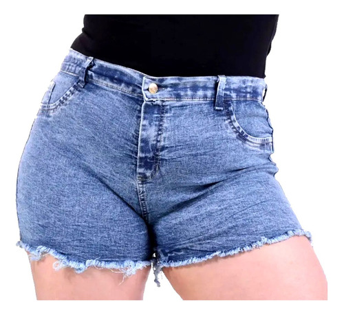 Short Jean Elastizado Talles Especiales