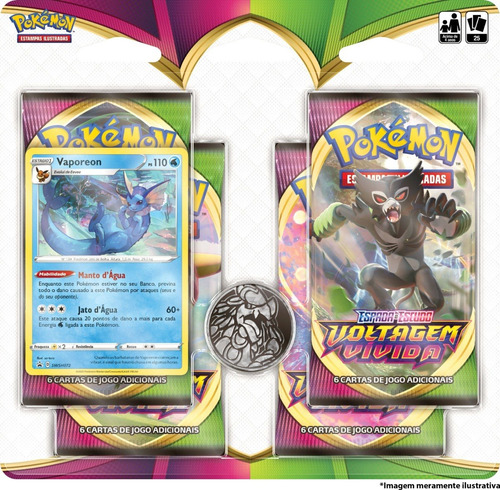 2 Blister Quádruplo Pokémon Tcg - Copag