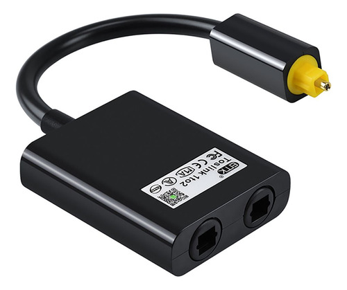 Cable De Audio Toslink Splitter, Divisor De Fibra Óptica