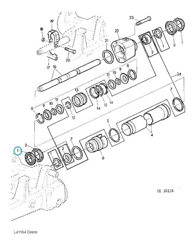 Anel Raspador John Deere  Di 36 X De 44 Mm L41216