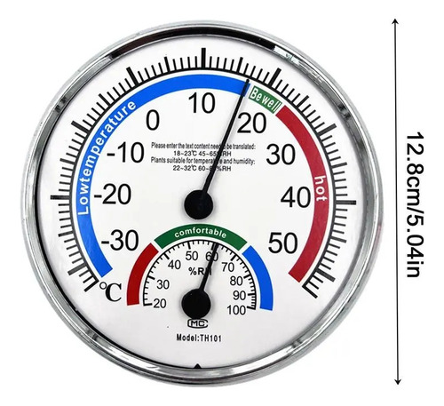Termómetro Higrómetro Analógico Medición Temperatura