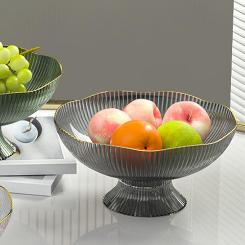 Pedestal Decorativo Tazón Cestas De Almacenamiento