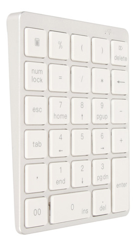 Teclado Pequeño Con Cable, Numérico, Recargable Por Usb, 28