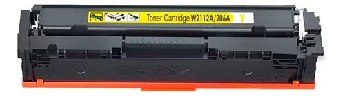  Toner 206a W2112a Yellow Genérico  Para M255 M283 Sin Chip