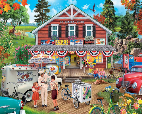 White Mountain Puzzles Good Humor General Store - Rompecabez