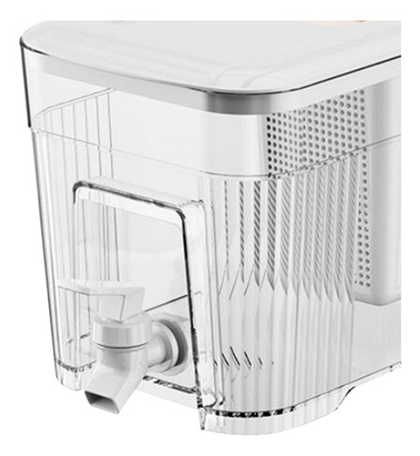 Jarra De Té De Jugo De Dispensador De Jugo Helado De Blanco