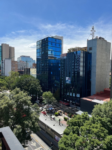 Se Renta Departamento Con Terraza En La Colonia Florida