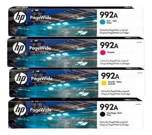 Kit Hp 992a Original Hp Pagewide Color 755dn