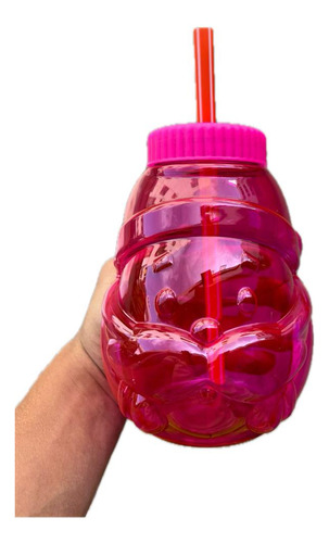 10 Vaso En Forma De Santa Claus, Navidad 1l Colores