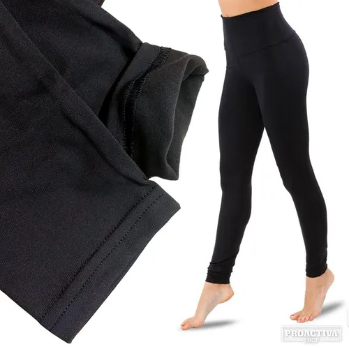 Calzas Termicas Con Piel Spandex Mujer Tiro Medio Invierno