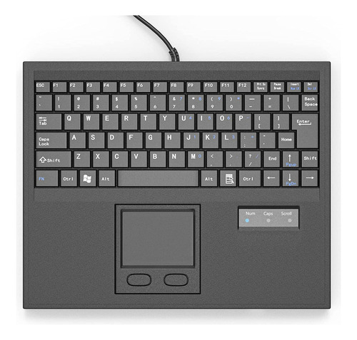 Teclado Impermeable Industrial Touchpad Gris Usb E-sds