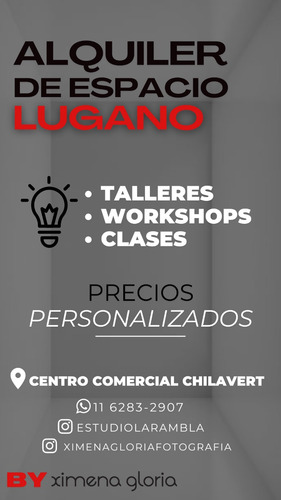 Estudio Fotografico Producciones Videos Y Alquiler Salas