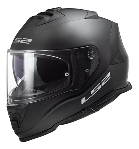 Casco Cerrado Ls2 Storm Solid  Ngo/mate Ff800