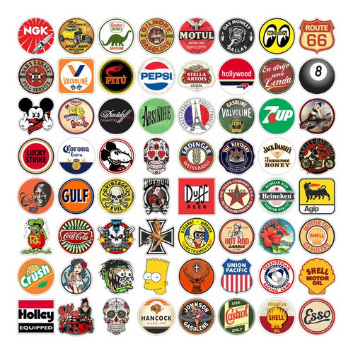 64un Adesivos Retrô Fusca Vintage Rat Look Antigo Hoodride 5