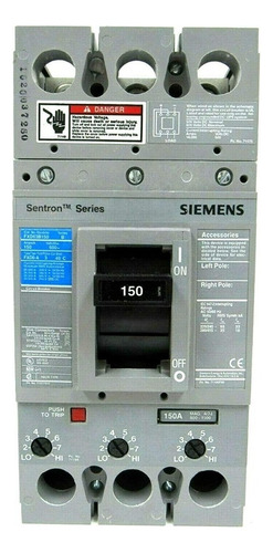 Interruptor Caja Moldeada 3p 150 Amp 600v Siemens Fxd63b150l