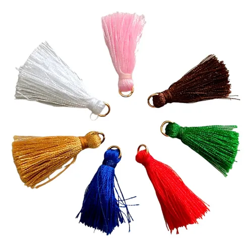 comprar Colgante Borlas Colores Chicas Con Argolla Pack 50 Unidades