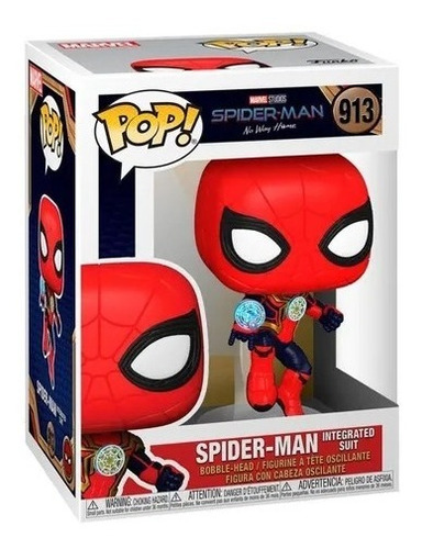 Imagen 2 de 2 de Figura de acción Hombre Araña integrated suit Spider-Man: No Way Home 56829 de Funko Pop!