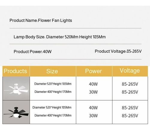 Ventilador Abanico Techo Lámpara Control Remoto Iluminación