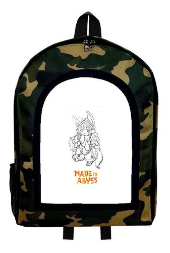 Mochila Camuflada Made In Abyss Modelo 64