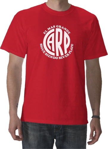 Remera River Plate El Mas Grande Futbol 100% Algodón 