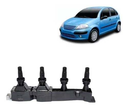 Bobina Para Citroen C3 1.6 Tu5jp4 2003 2005