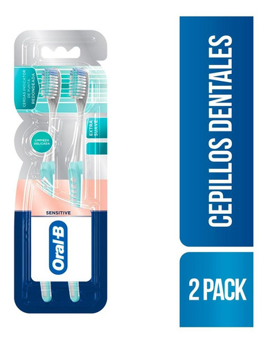 Cepillo De Dientes Sensitive Oral-b Extra Soft - 4 Cepillos
