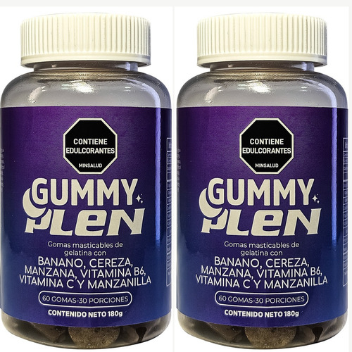 2 Gummy Plen Gomas Para Dormir - Kg a $264