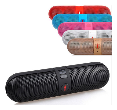 Parlante Portatil Inalambrico Bluetooth Fivestar F808 Negro