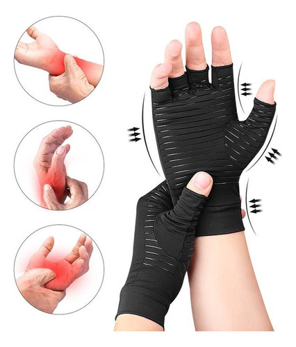 Guantes Compresión Artritis Tunel Carpiano Muñeca Tendinitis