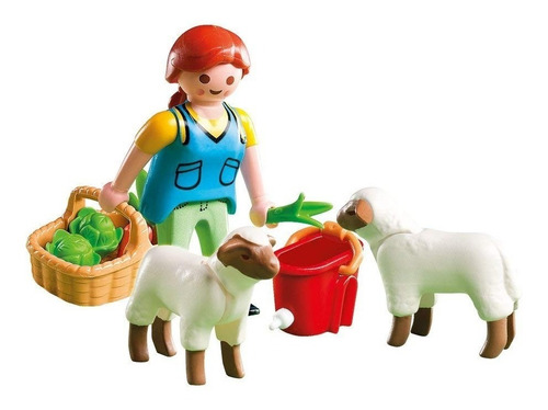  Recolectora Granjera Con Ovejas 41586- Playmobil