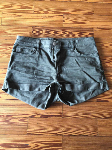 Short De Jean Verde Militar. H&m