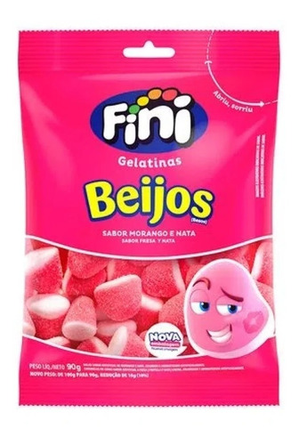 Besos Fresa Fini Bolsa 90 Gr.