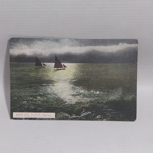 Antigua Postal Mar Del Plata 1910 Mag 63163 (Usado)