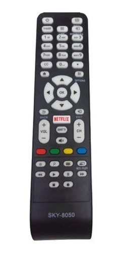 Controle Remoto Compatível Com Tv Aoc Smart Lcd Led Netflix