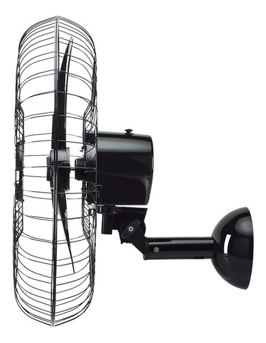 Ventilador de parede Ventisol Comercial preto com 3 pás de plástico, 60 cm de diâmetro 127 V/220 V