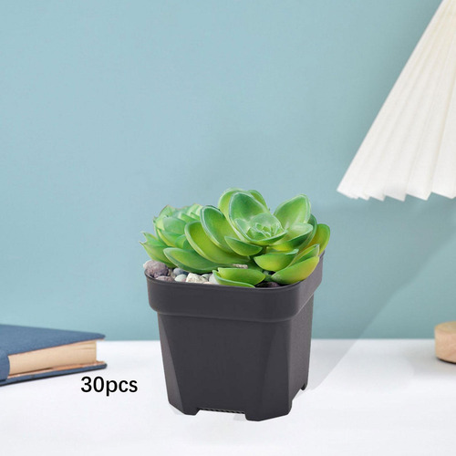 30 Piezas De De Vivería De Con Agujeros 6.5cmx5.4cm Negro