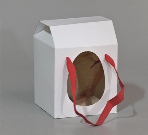 Imagen 1 de 1 de Caja C/manijas Visor Pvc 13x13x17,5cm (x50u) Pan Dulce 071a