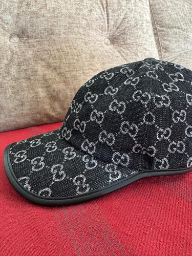 Bone Gucci Importado Preto Tamanho M, Ajustavel Florido