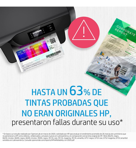Combo Hp De Cartuchos De Tinta 664xl,2xnegro+2xtri-color