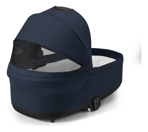 Cuna Cybex Cot S Lux 2, Color Gris Lava, Con Asa De Transpor